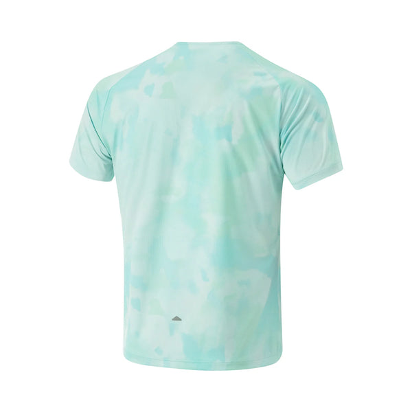 អាវយឺតរត់បុរស Li-Ning AT DRY 100% Polyester ទំហំធម្មតា ខ្យល់ចេញចូលបាន ឆ្លុះពន្លឺបាន អាវយឺតកីឡា LiNing ATSV091
