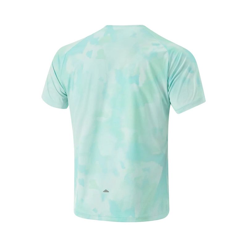 អាវយឺតរត់បុរស Li-Ning AT DRY 100% Polyester ទំហំធម្មតា ខ្យល់ចេញចូលបាន ឆ្លុះពន្លឺបាន អាវយឺតកីឡា LiNing ATSV091