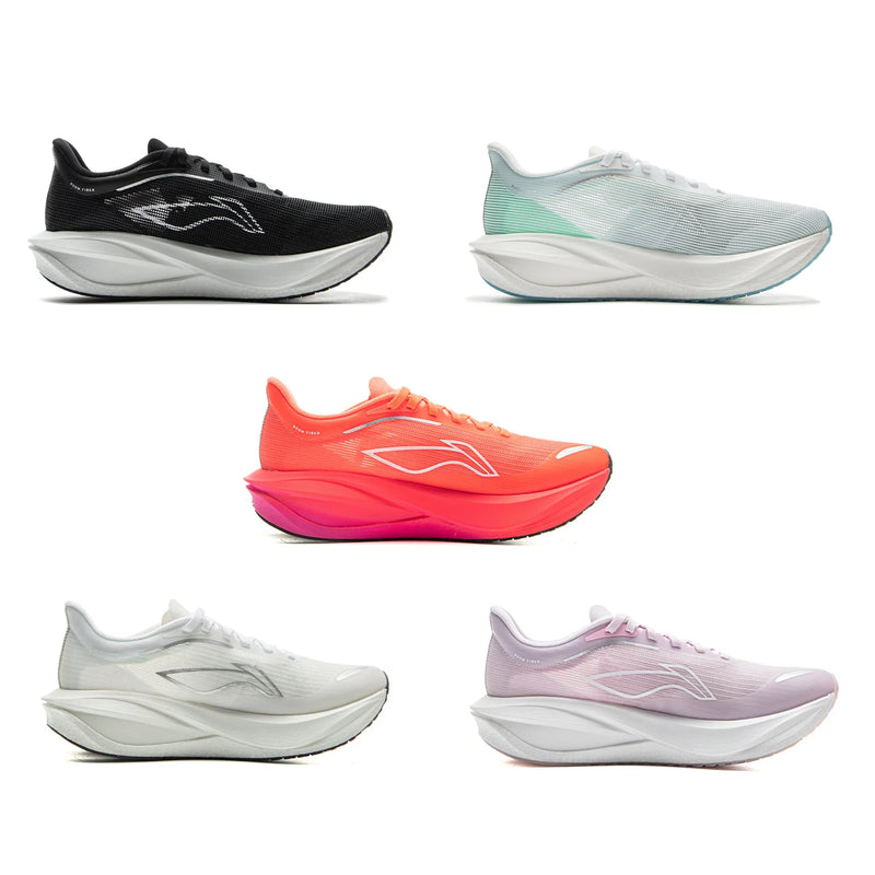 ស្បែកជើងរត់ប្រណាំង Li-Ning សម្រាប់នារី FEIDIAN 5 CHALLENGER ធ្វើពីកាបូន-ហ្វាយប័រ បន្ទះ BOOM Cushion LiNing Professional Sneakers ARMV002