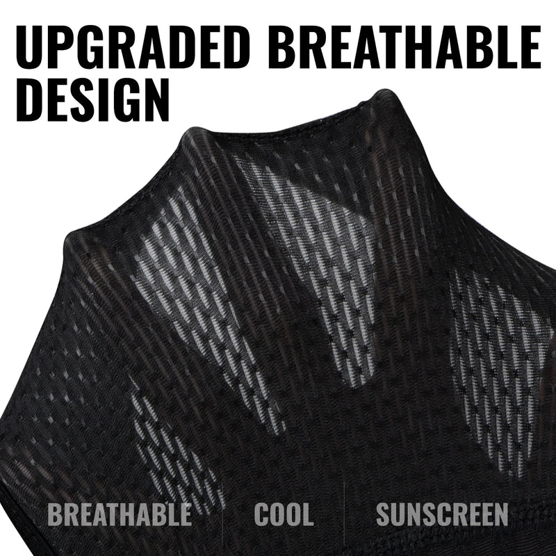 WRELS Cycling Face Mask Breathable Neck Hood Windproof Anti-UV Sun Protection Outdoor Fishing Men Women Balaclava Head Cover