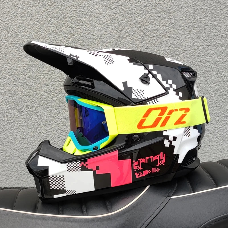 ORZ child/teenager Off Road Motorcycle Helmet Cascos para Motos ATV Mountain Bike Speed Drop DH Helmet Capacetes de Moto