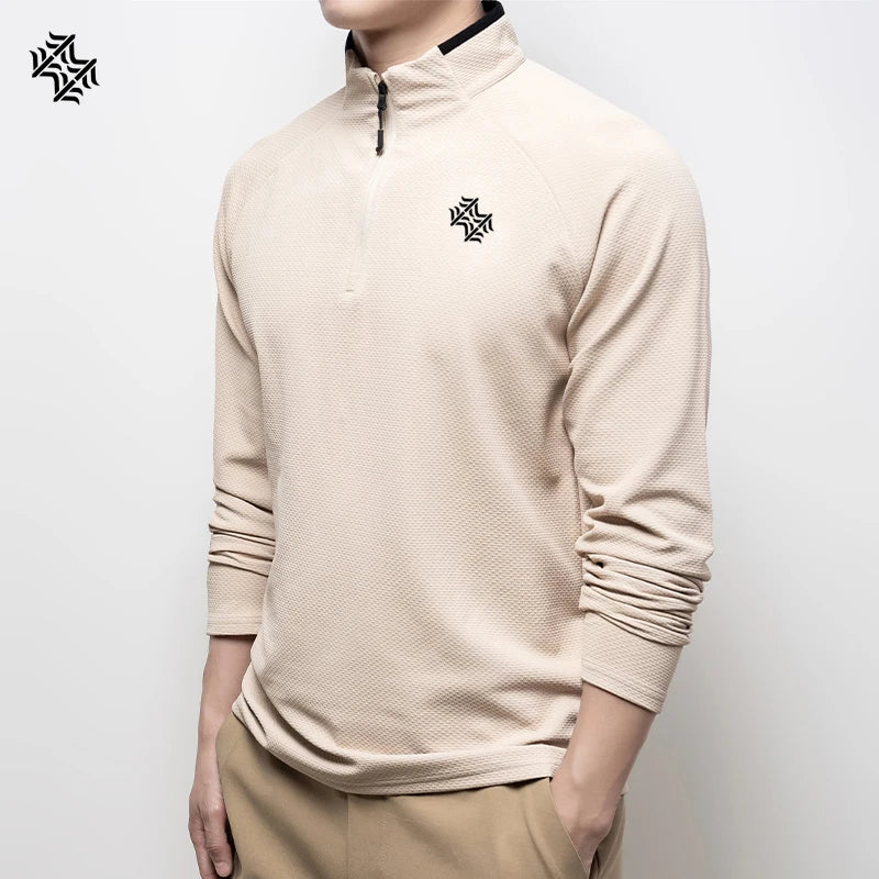 SBWL Autumn/Winter High Quality Men's/Women's Outdoor Sportswear Fashion Business Casual Breathable Long Sleeve T-Shirt Tops