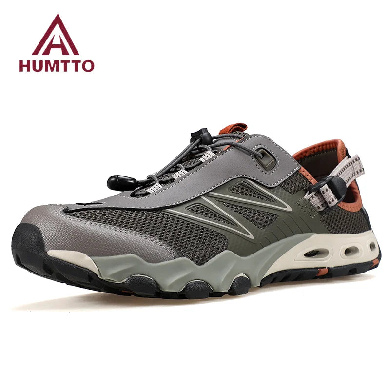 HUMTTO Hiking Shoes Summer Trekking Water Trainers Mens 2025 Outdoor High Quality Designer Man Sneakers Non-slip Boots for Men