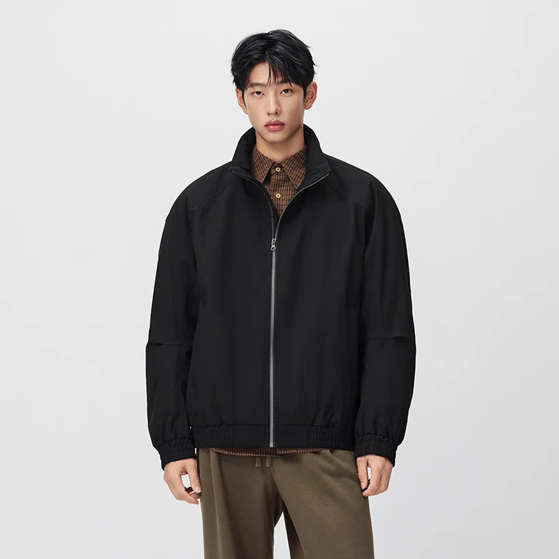 Semir Men Padded Jacket Minimal Design Oversized Fit Stand Collar 2026 New Winter Daily Wear Urban Casual Style