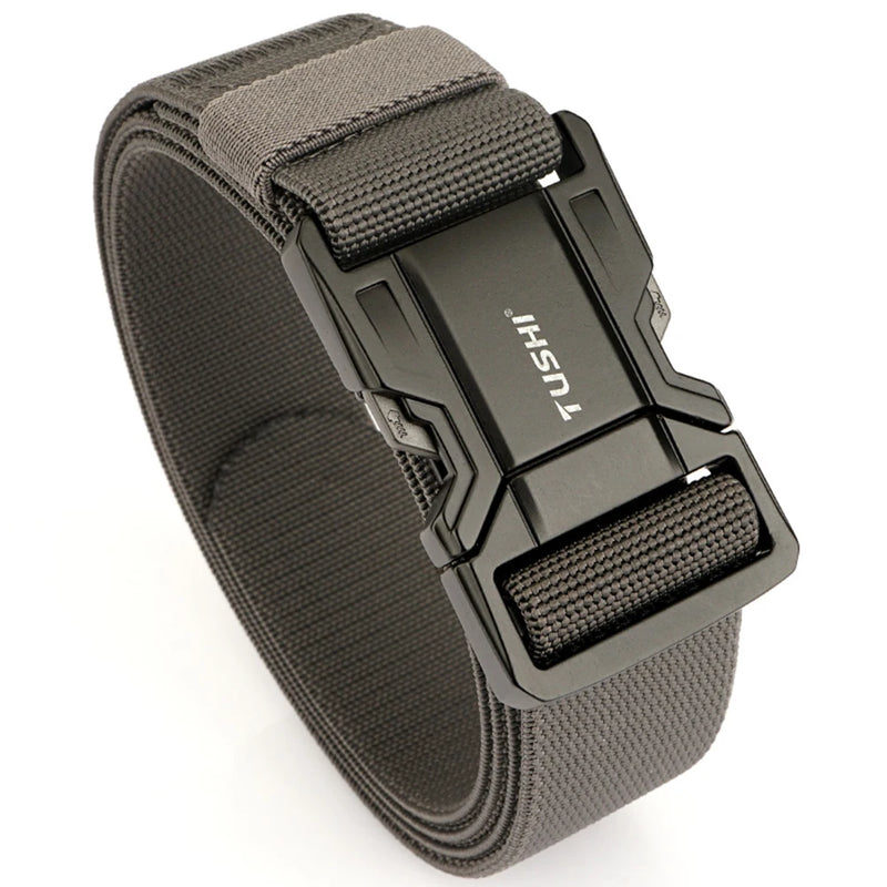 TUSHI Metal Buckle Men Belt Army Outdoor Hunting Tactical Multi Function Combat Survival Marine Corps Canvas For Nylon Male Belt