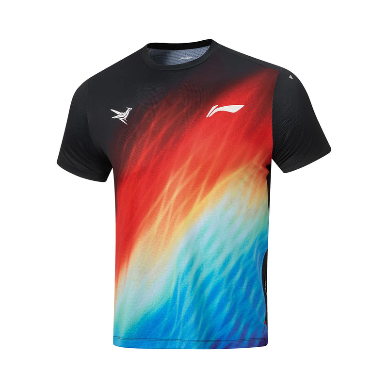 អាវយឺតរត់ប្រណាំងបុរស Li-Ning Dragonflight 100% Polyester កមូល សមល្មម អាវកីឡាអាជីព LiNing ATSW903