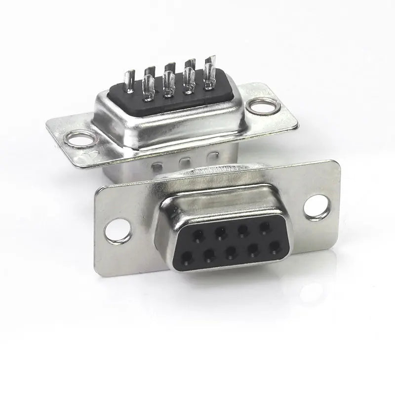 DB9 Adapter Connector Core RS232 Serial COM Plug Connectors Hole/pin DB15 Female Male Port Socket D Sub DP9 Plastic Case