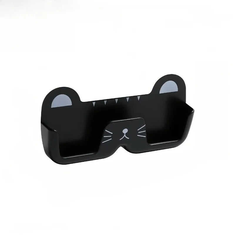 1pc Wall-mounted Glasses Storage Box Shelves,Suitable for Bedside, Bathroom, Living Room,and Cabinet Use,Shelves.
