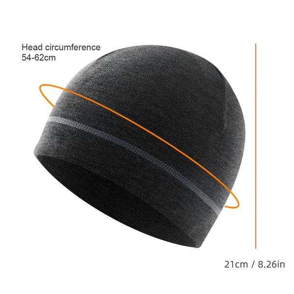 【high-quality】WRELS  Men's Winter Hat Windproof Winter Beanie Hat Thermal Warmer Cap Running Ski Cycling Sports Caps