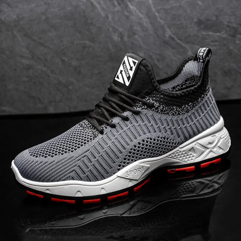 Men's Sneakers Spring Summer New Mesh Non-Slip Comfort Casual Breathable Racing Outdoor Running Shoes Students Speed Sports Shoe