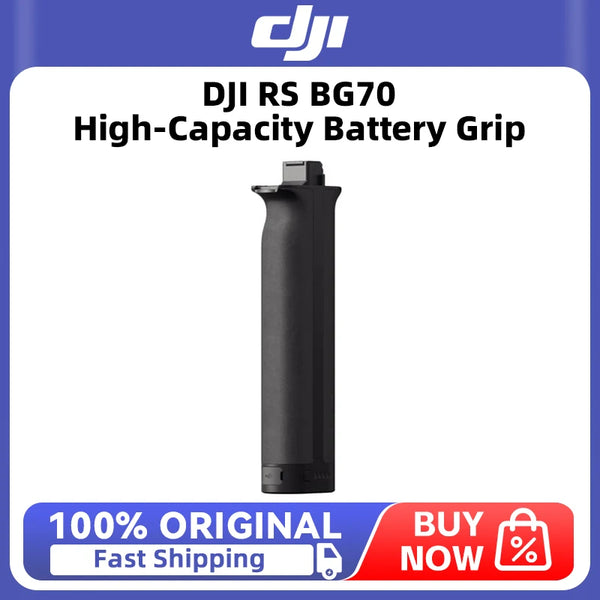 DJI RS BG70 High-Capacity Battery Grip Endurance 29.5 hours Rated Capacity 4800 mAh for DJI RS 4 Pro/RS 4/RS 3 Pro/RS 3 Original