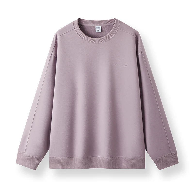 Semir Men Fleece Sweatshirt Traditional Style Embroidery Versatile Crew Neck 2026 New Winter Daily Wear Urban Casual Style