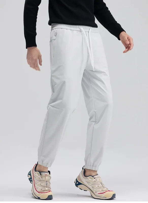 Outdoor Men's Water-Resistant Oxford Hiking Pants, Quick-Dry Lightweight with 4-Way Stretch, Fishing Trekking Daily Commute