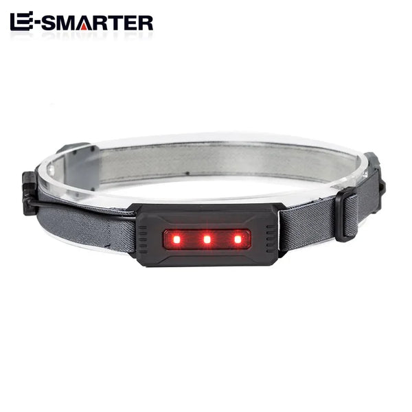 ភ្លើងមុខ LED ខ្នាតតូចពហុមុខងារអាចសាកបាន Cob ដំណើរផ្សងព្រេងក្រៅផ្ទះនេសាទពន្លឺភ្លឺពិល