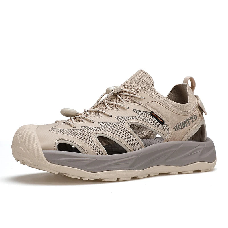 HUMTTO Breathable Hiking Shoes Men's Quick-Drying Wading Shoes for Men Summer Beach Outdoor Sandals Non-Slip Aqua Sneakers Male