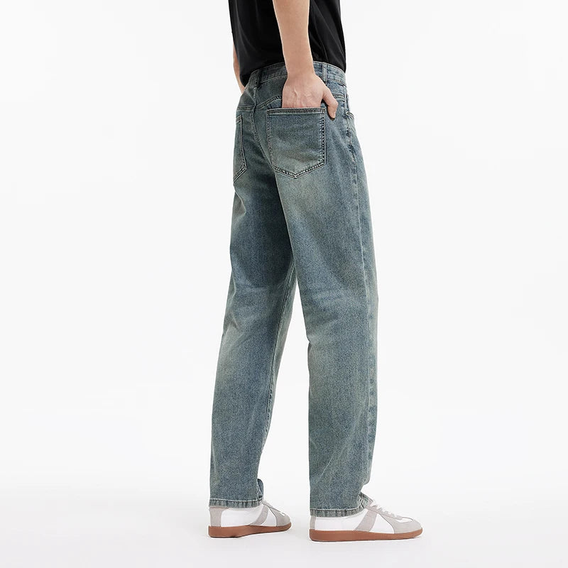 Semir Men Jeans Retro 2026 Straight Stretch Commuter Urban Casual Everyday Style Soft Comfortable Daily Wear Trendy Versatile