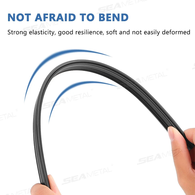 SEAMETAL Universal Car Side Window Wiper Accessories Window Cleaning Tool For Car Water Mist Removal Wipers Blade