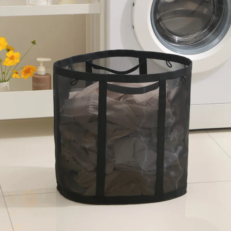 1pc Laundry Hamper,Foldable Dirty Clothes Storage Bag,Portable, Freestanding Hamper for Bedroom,Laundry Room, Bathroom.