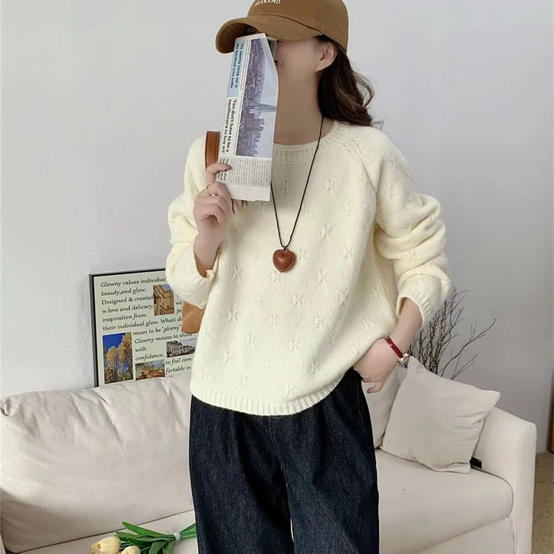 Ropa De Mujer New Pull Tops Spring Autumn Sweaters & Jumpers Knitwear Female Clothing Long Sleeve Women Pullovers Blouse