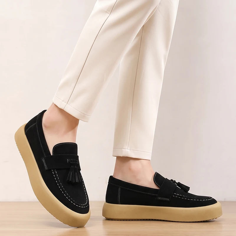 Men's slip on casual shoes four season new breathable light soft sole youth walking party tide shoes outdoor sports boards shoes