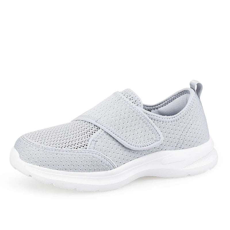 Summer Women Adjustable Diabetic Shoes For Fat Wide Foot Swollen Feet Hallux Valgus Sneakers