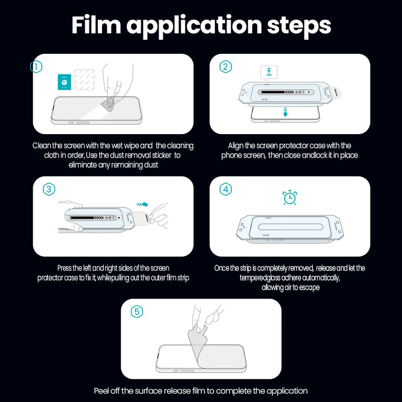 Nillkin For iPhone 16 Pro Max Screen Protector Anti-Peeping Tempered Glass Film for iPhone 16/16 Pro for iPhone 16Plus With Tool