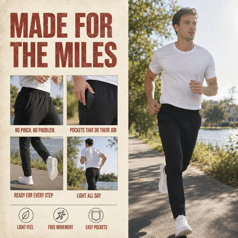 SBWL Men's Solid-Color Outdoor Sports Stretch Pants High-Quality Casual Wear for Running Hiking Long pants