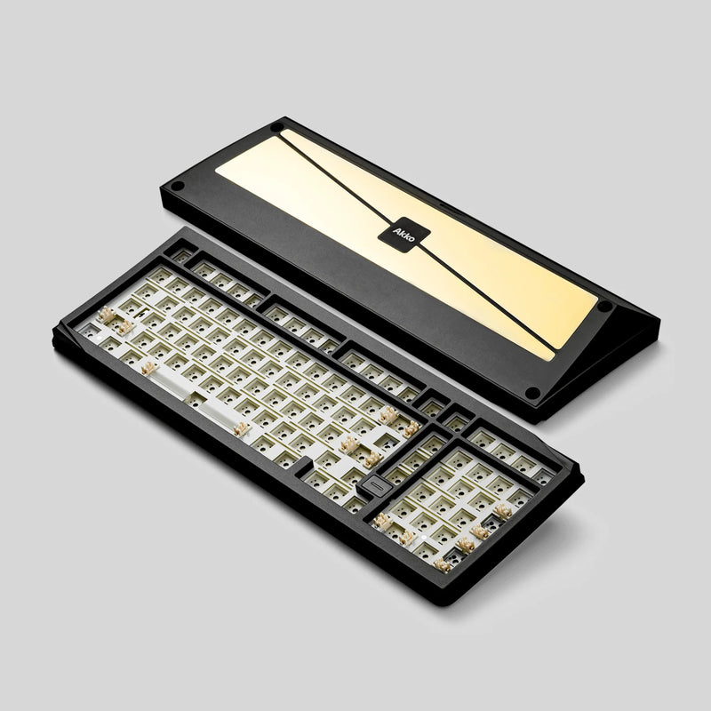 Akko Mineral 02 Keyboard/Barebone Kit Aluminum 102 Keys VIA RGB Hot Swap Tri-mode Wireless Custom Mechanical Keyboard/Kit Gasket