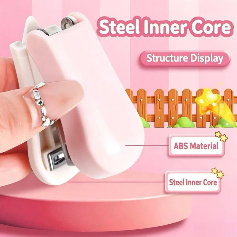Cartoon Small Stapler for Office Use Learning Stationery And Gift High Appearance Value Fun And Practical Desk Accessory