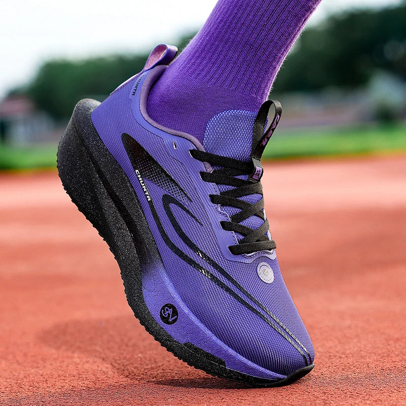 Men Women sneakers Four seasons couples outdoor racing casual running shoes breathable lightweight Thick sole speed sports shoes