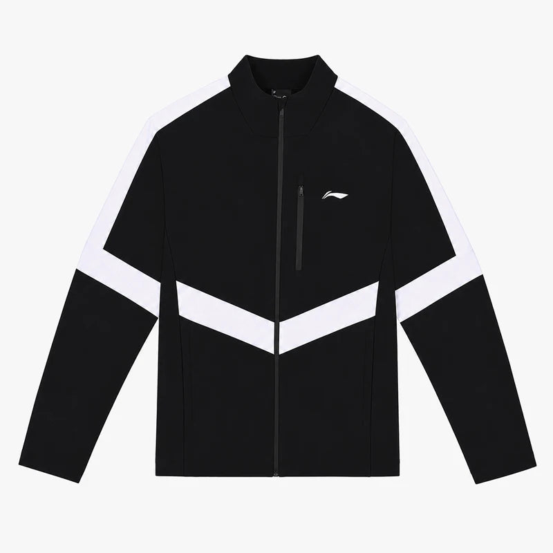អាវយឺតបាល់ទាត់បុរស Li-Ning ទំហំធម្មតា 76% ប៉ូលីអាមីត 24% អេឡាស្តង់ LiNing អាវយឺតកីឡាបាល់ទាត់គ្មានមួក AWDWD61