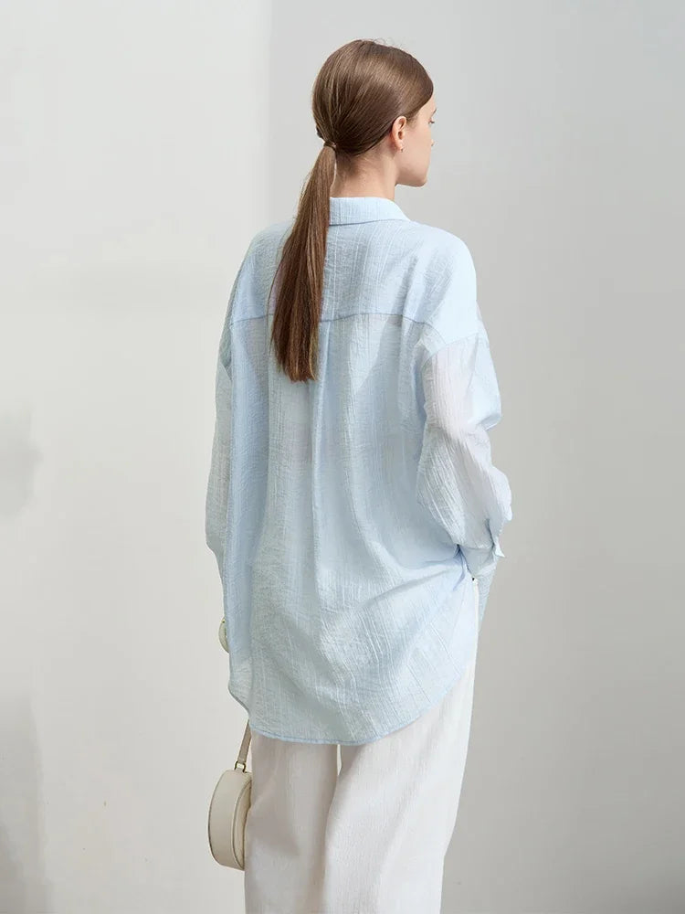 អាវបោះពុម្ព AMII Minimalist សម្រាប់ស្ត្រី រដូវស្លឹកឈើជ្រុះឆ្នាំ ២០២៦ ថ្មី ប្រណីត ស្តើង Lycra រលុង ប្រវែងមធ្យម អាវក្រៅសុដន់តែមួយ 12541024