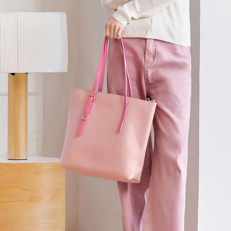 Semir Women Bag Tote 2026 Large Capacity Handheld Commuter Urban Casual Style Soft Comfortable Daily