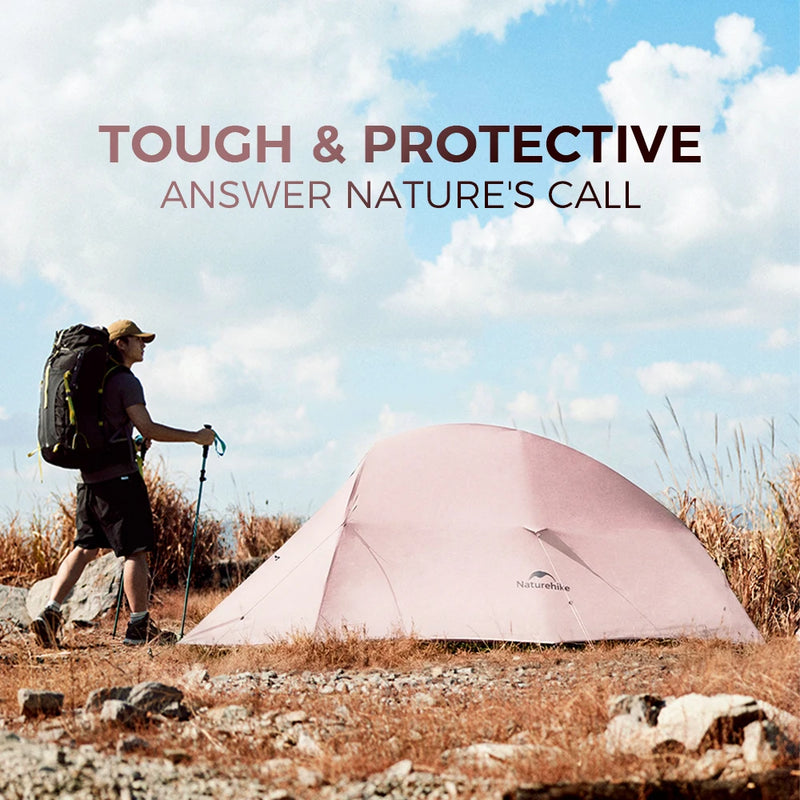 Naturehike New Cloud Up Base Camping Tent 1 2 3Person Lightweight Waterproof Backpacking Tent Outdoor Cycling Hiking Travel Tent