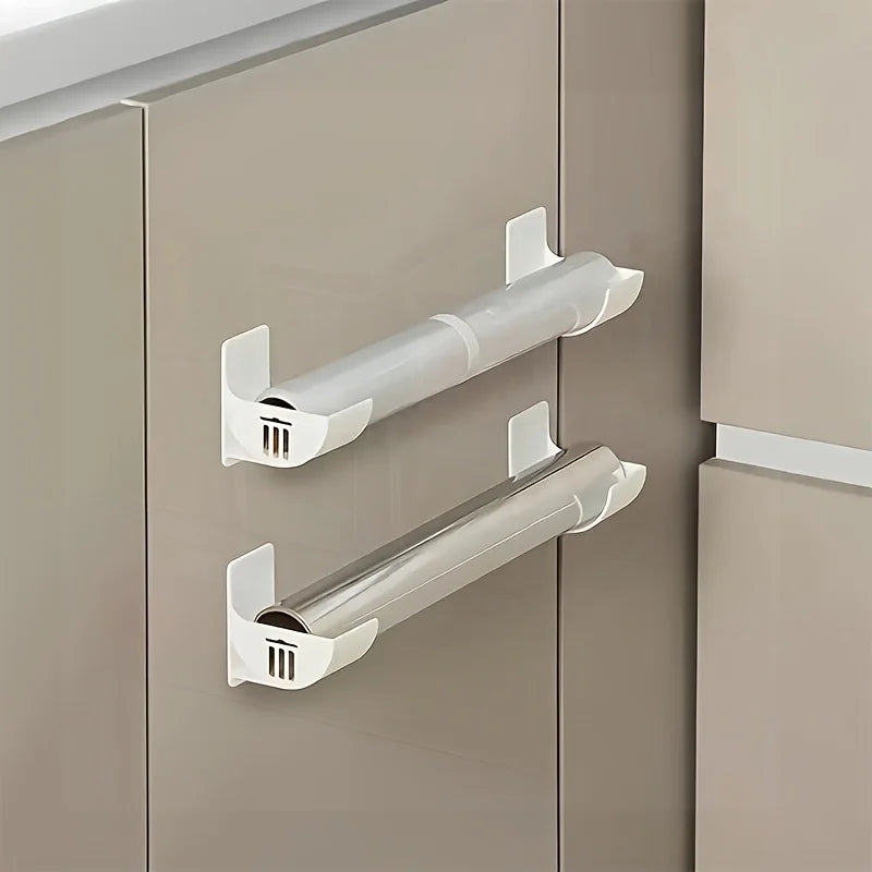 4pcs Over-the-Door Cabinet Organizer, No-Drill Adjustable Kitchen Countertop Storage Rack, Trash Bags, Umbrellas,Storage Rack.