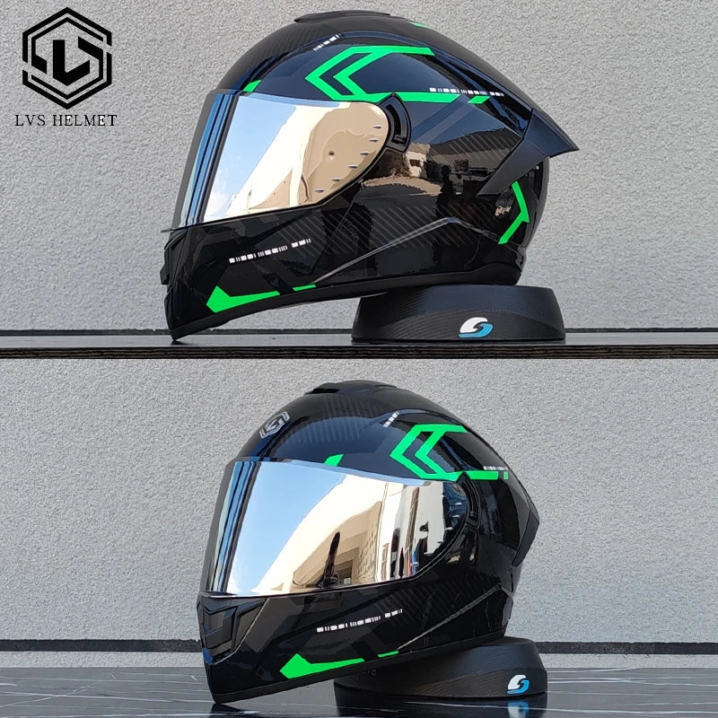 Motorcycle Helmets for Men and Women Wear Double Lens Locomotive Helmets Cascos Para Capacete Da Motocicleta