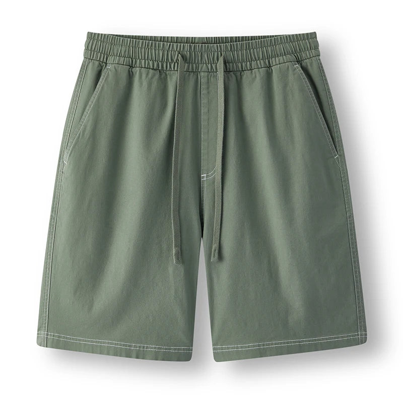 Semir Mens Shorts 2026 Drawstring Brushed Loose Straight Casual Style Soft Daily Wear