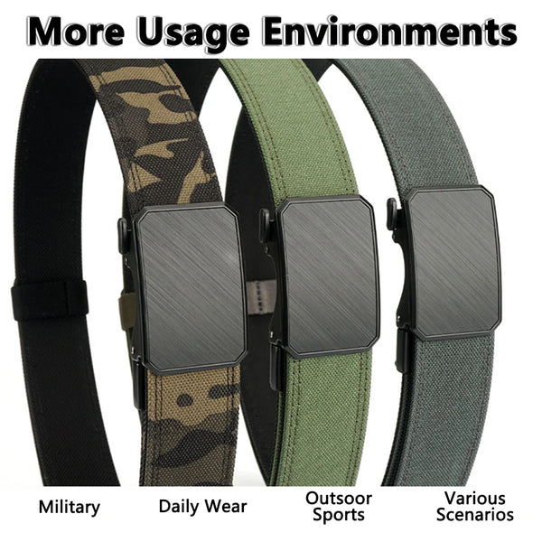 TUSHI New Hard Tactical Belt for Men 1100D Nylon Sturdy Metal Buckle Gun Belt Military Belt Outdoor Girdle IPSC Accessories Male