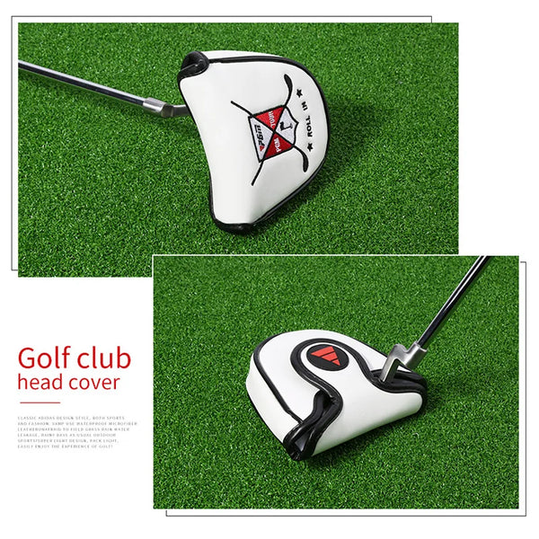 Golf Club Head Cover Semicircle Magnetic Suction Anti-scratch Putter Protective Cover GT026