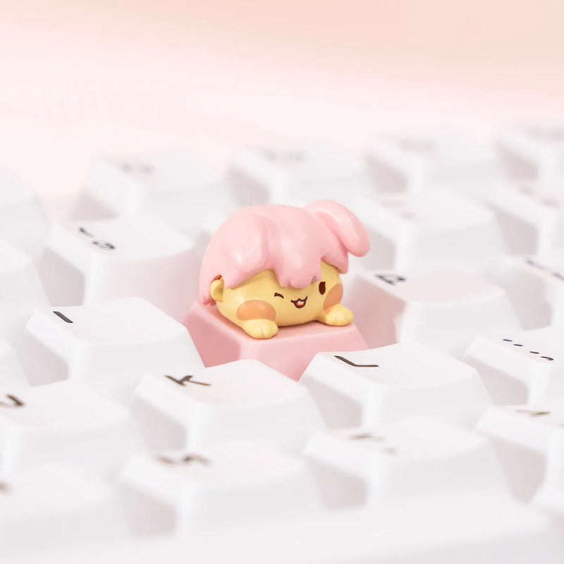 Akko Animal Artisan 3D Keycap & Switch Tester with Clicky Creamy Cyan Switch MX Mechanical Keyboard DIY Kawaii Desk Accessories