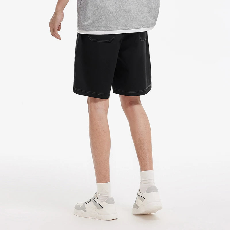 Semir Mens Shorts 2026 Drawstring Brushed Loose Straight Casual Style Soft Daily Wear