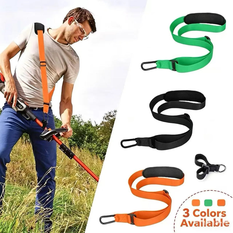 Colorful Outdoor Lawn Mower Shoulder Strap Backpack Side Hanging Weeding Machine Garden Harvester Strap for Easy Navigation