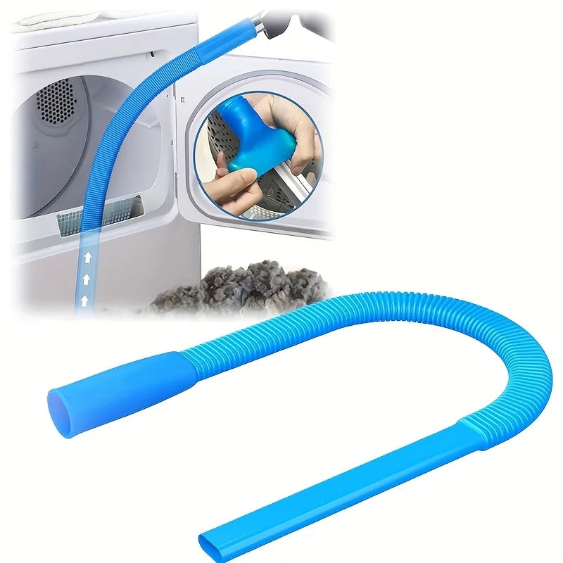 1pc Dryer Vent Cleaner Hose with Elastic Connector Flexible Laundry Vent Cleaning Hose, Cleaning tube suitable for narrow spaces