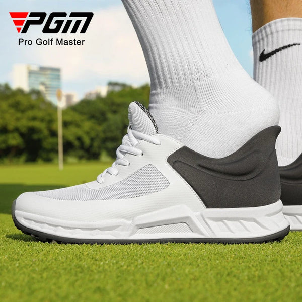 PGM Men Golf Shoes Mesh Breathable Anti slip Cushioned Rebound Sports Shoes Sneakers XZ443