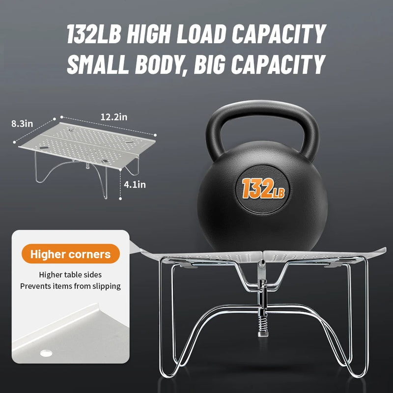 Naturehike X01 Outdoor Ultralight Folding Table Aluminum Alloy Portable Camping Picnic Metal Hiking Tables 30KG Load Bearing