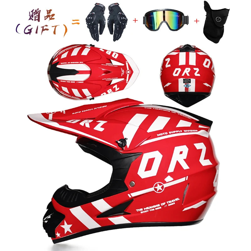 Motorcycle off-road helmet Cascos para Motos ATV all terrain beach bike helmet bicycle DH downhill full helmet capacete