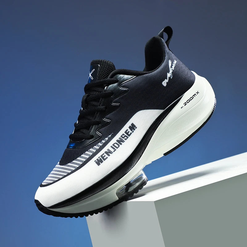 Mens Running Shoes Lightweight Breathable Mesh Sports Flat Soft Cushioned Soles Comfortable Walking Casual Fashion Sneakers Man