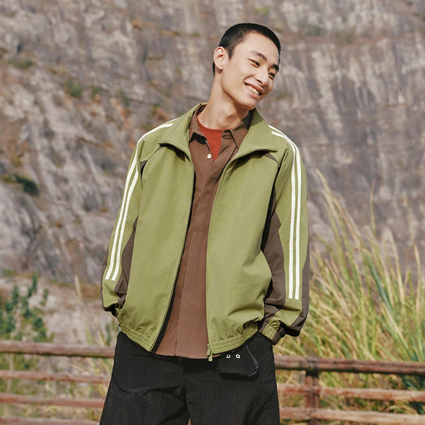 អាវបុរស Semir រដូវផ្ការីក ឆ្នាំ២០២៦ ថ្មី បែបកីឡា ឆ្នូតៗ ម៉ូដទាន់សម័យ ទំហំធំ សម្រាប់ក្រៅផ្ទះ ធម្មតា រលុង សម អាវធំ