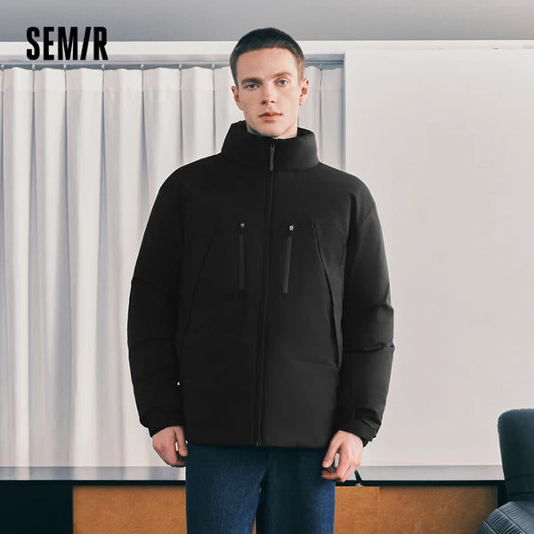 អាវក្រៅបុរស Semir ការពារទឹកជ្រាប ការពារខ្យល់ ធន់នឹងស្នាមប្រឡាក់ ការពារកម្ដៅថ្ងៃ 2026 សម្រាប់រដូវរងា ស្រទាប់ខាងក្រៅ អ៊ីសូឡង់កម្ដៅ