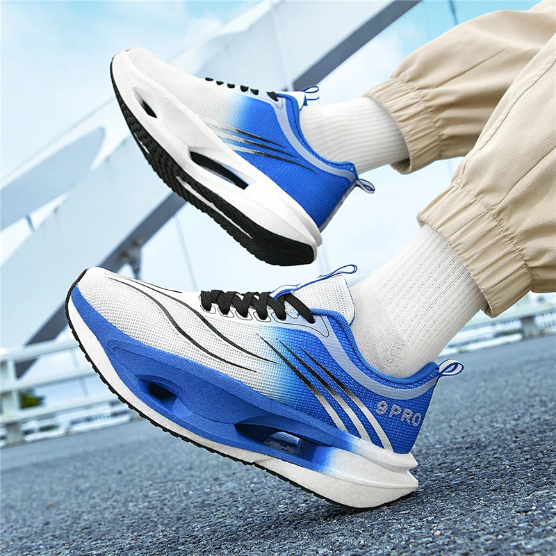 Mens Sports Shoes 2025 New Lightweight Cushioning Sneakers Daily Training Plus Size Comfort Running Shoes for Man